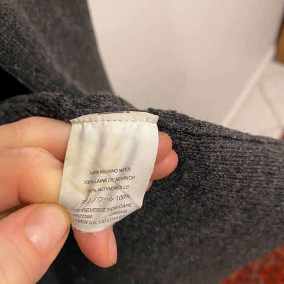 J.Crew Merino Wool Oversized Cape Open Front Minimalist Lagenlook Cardigan - Picture 6 of 7